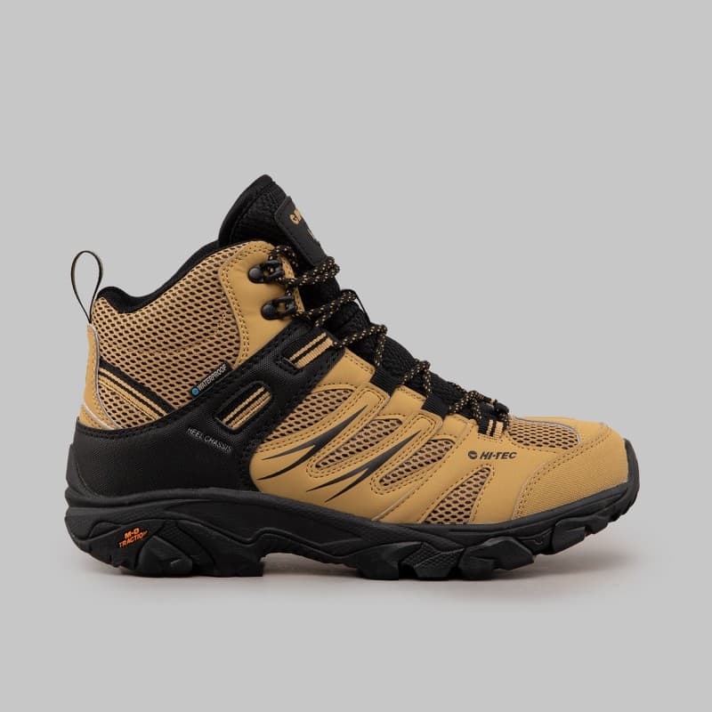Hi-Tec Tarantula Mid WP  Hiking Shoes  حذاء هاي-تيك تارانتولا ميد ووتر بروف لون عسلي
