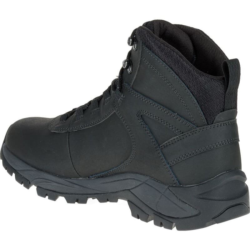 Merrell Men's Vego Mid Leather Waterproof Shoes - حذاء ميريل جلد فيجو ميد ووتر بروف للرجال لون أسود 
