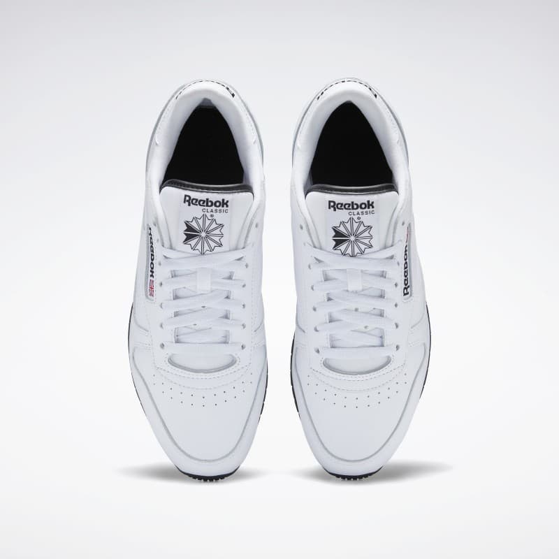 Reebok Unisex Classic Leather Shoes- حذاء ريبوك كلاسيك ليذر للجنسين لون أبيض