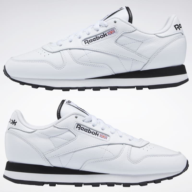 Reebok Unisex Classic Leather Shoes- حذاء ريبوك كلاسيك ليذر للجنسين لون أبيض