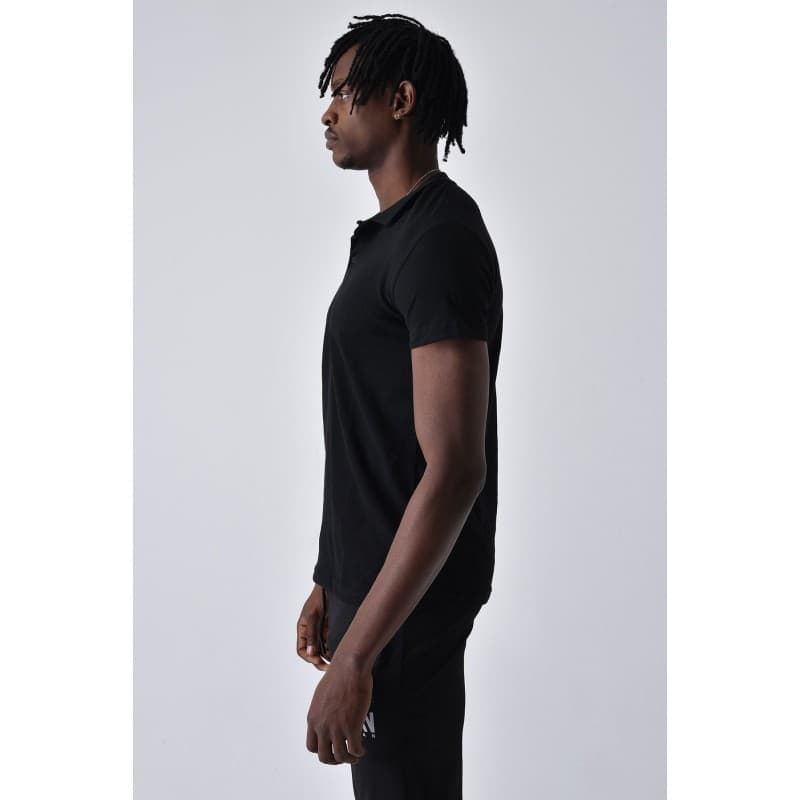 ICAN POLO T-SHIRT بلوزة بولو تيشيرت شبابي لون اسود