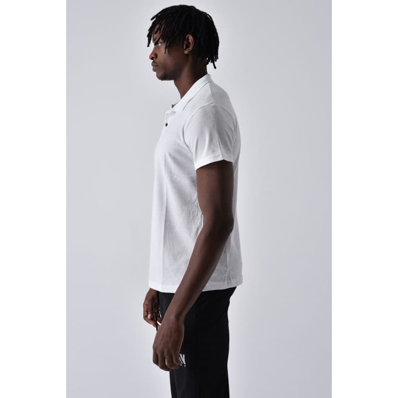 ICAN POLO T-SHIRT بلوزة بولو تيشيرت شبابي لون ابيض