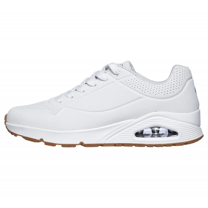 Skechers Men's Uno - Stand On Air Shoes - حذاء سكيتشرز أونو ستاند اون اير للرجال لون أبيض 