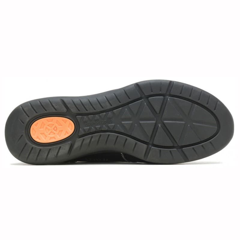 Hush Puppies Men's Elevate Bungee Shoes - حذاء هاش بابيز اليفيت بانجي للرجال لون أسود 