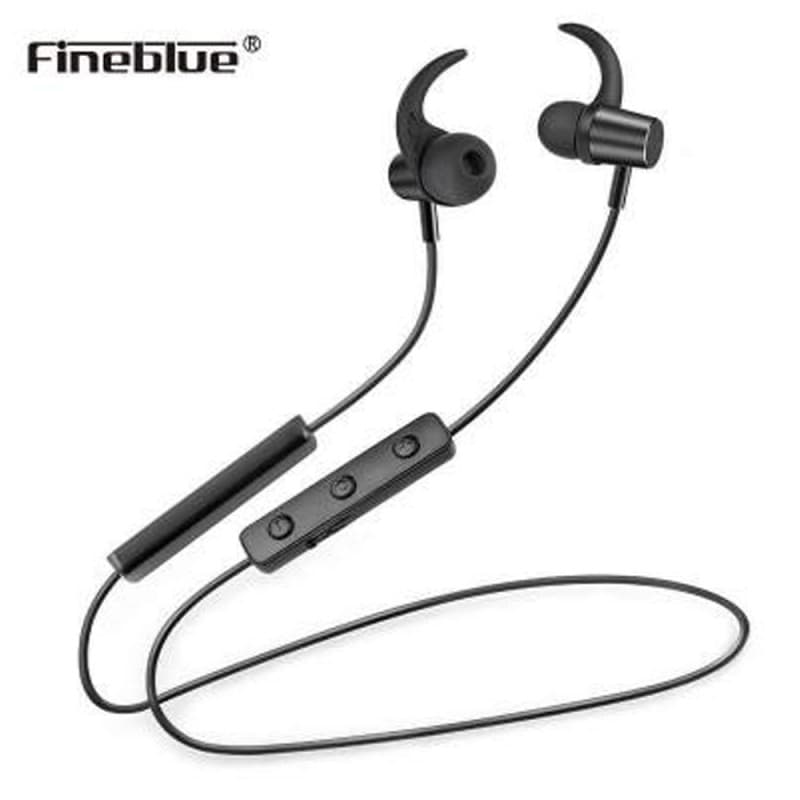 سماعة سلك بلوتوث رياضية P20 من Fineblue لون ابيض
