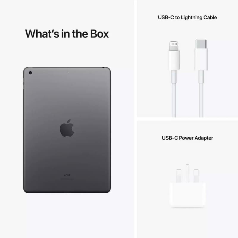 ايباد ابل الجيل التاسع شاشة 10.2 انش سعة 64 جيجا مع كفالة لمدة عام |  Apple iPad 10.2" Gen 9 wifi 64GB 