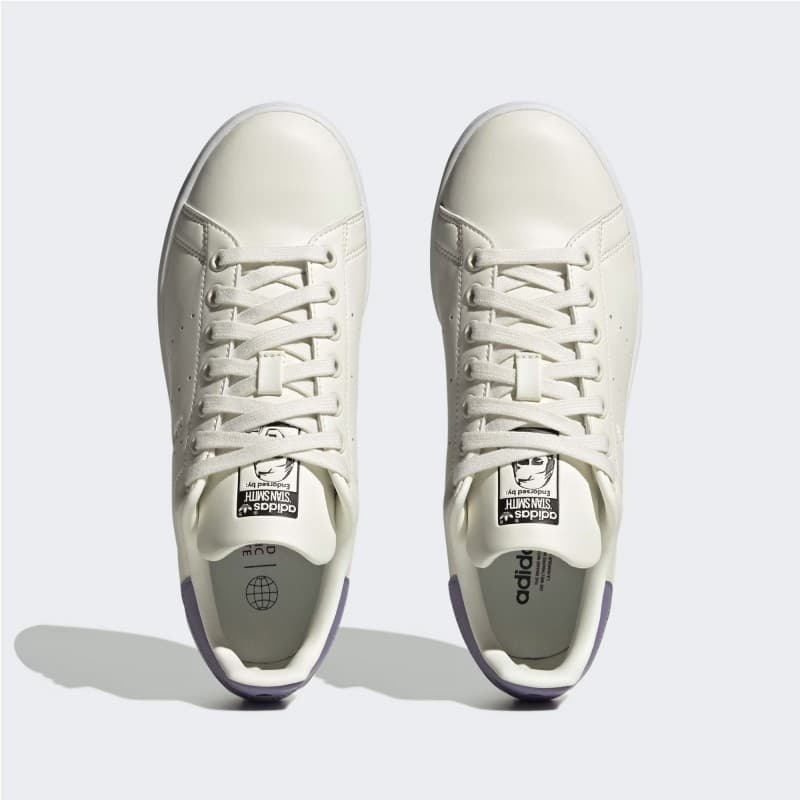 adidas Womens' Stan Smith Shoes - White- حذاء اديداس ستان سميث للنساء لون أوفوايت