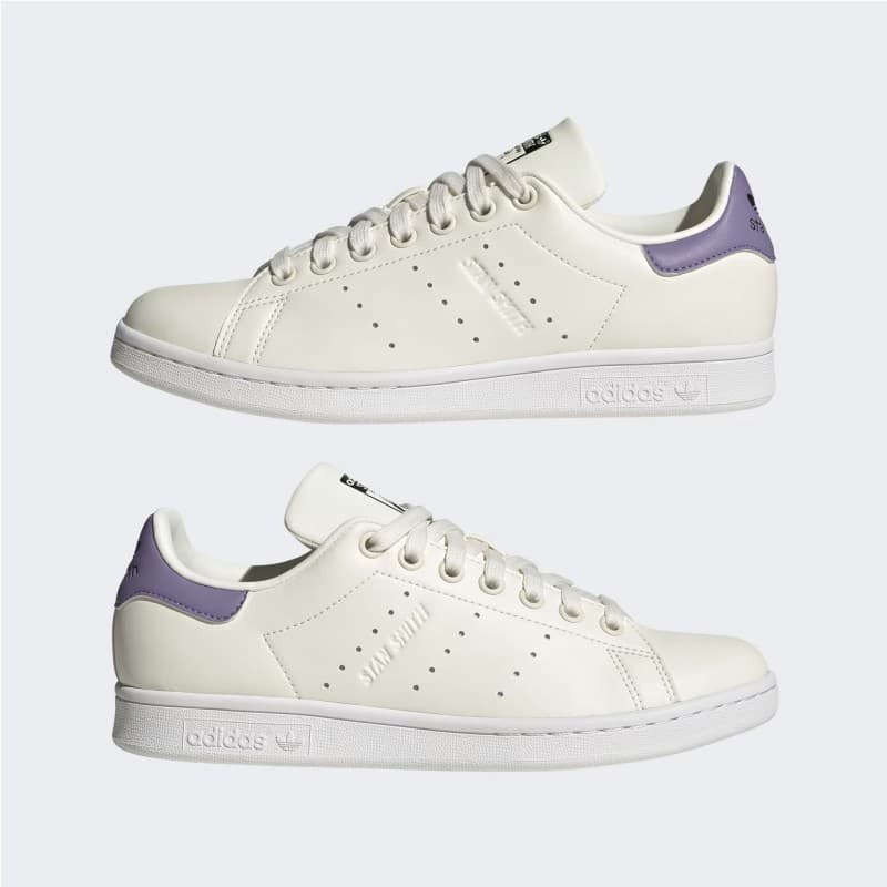 adidas Womens' Stan Smith Shoes - White- حذاء اديداس ستان سميث للنساء لون أوفوايت