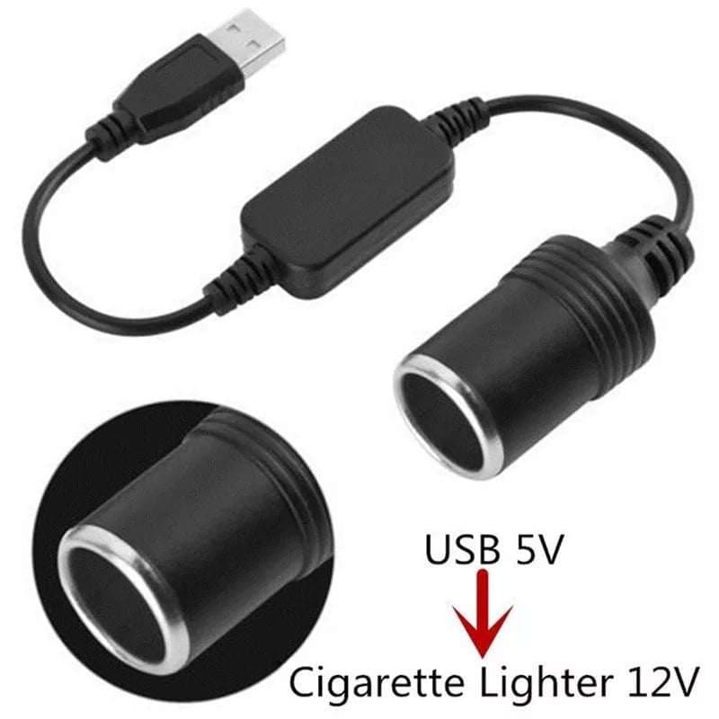 محول مدخل قداحة الى USB من 5V الى 12V