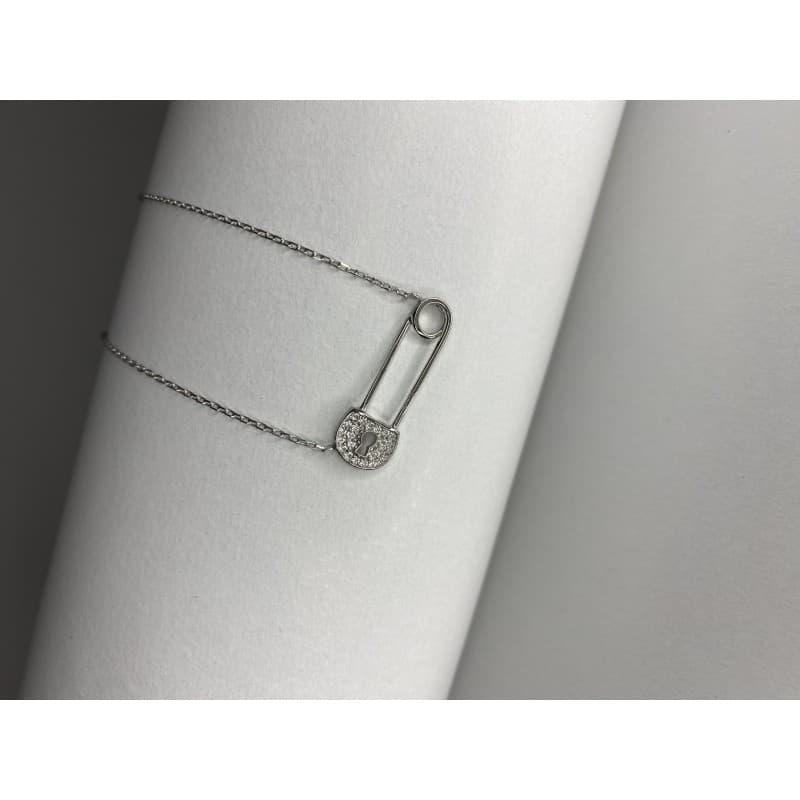 سنسال فضة دبوس عيار 925