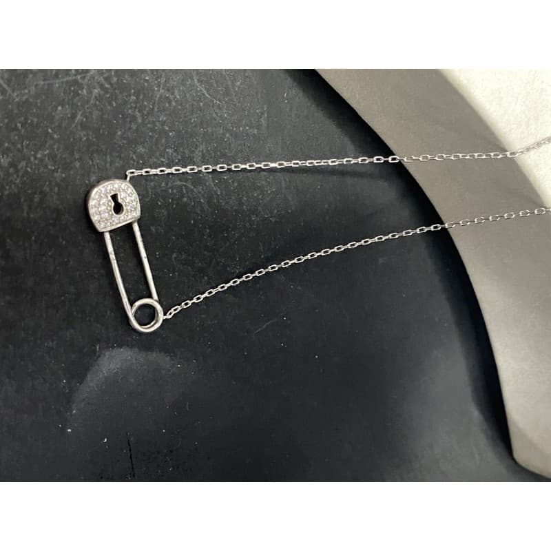 سنسال فضة دبوس عيار 925
