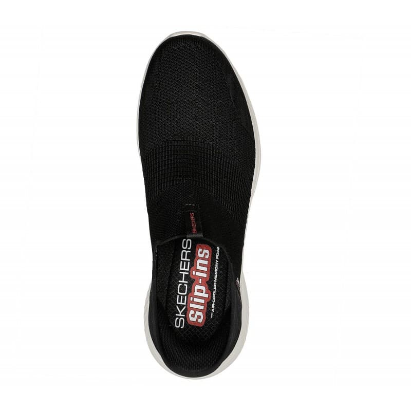 Skechers Men's Slip-ins: Ultra Flex 3.0 - Smooth Step Shoes - حذاء سكيتشرز سليب ان: الترا فليكس 3.0 – سموث ستيب للرجال لون أسود وأبيض