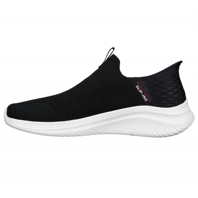 Skechers Men's Slip-ins: Ultra Flex 3.0 - Smooth Step Shoes - حذاء سكيتشرز سليب ان: الترا فليكس 3.0 – سموث ستيب للرجال لون أسود وأبيض