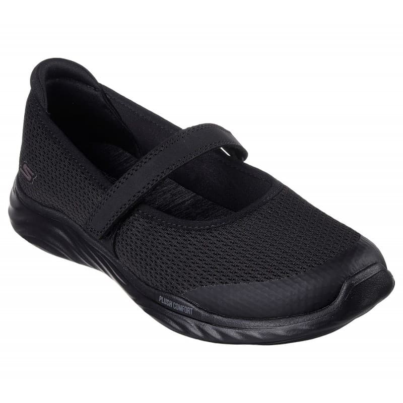 Skechers Women's On-The-GO Ideal Shoes - حذاء سكيتشرز اون-ذا-جو ايديال سليب أون للنساء لون أسود 