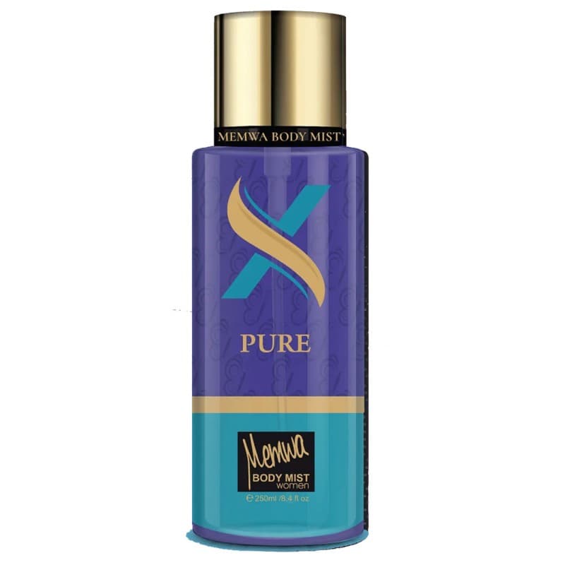 بودي مست اكس بيور من ميموا للنساء سعة 250 مل - X Pure Body Mist By Memwa For Women 250 ML