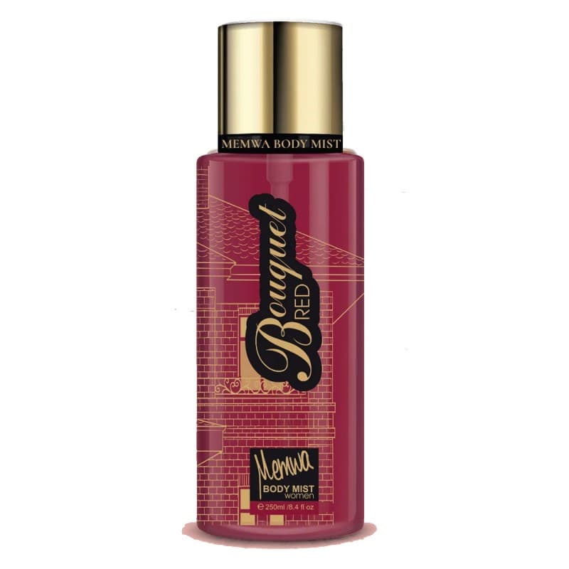 بودي مست بوقيوت ريد من ميموا للنساء سعة 250 مل - Bioquint Red Body Mist By Memwa For Women 250 ML