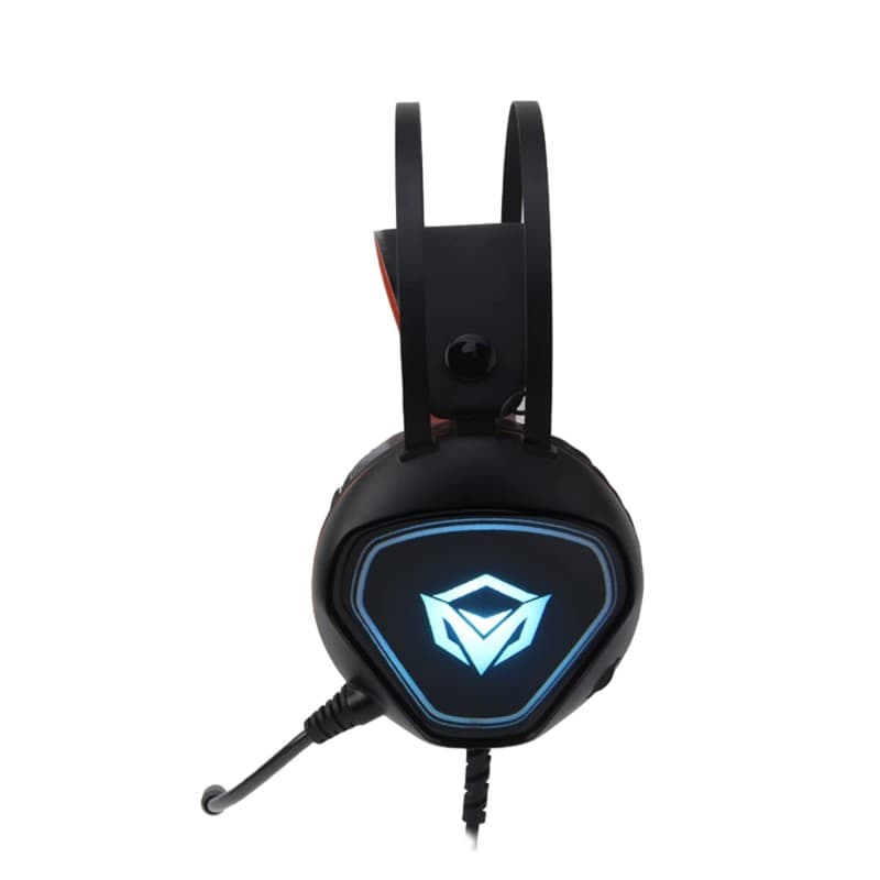 سماعة رأس سلكية من ميشن لون اسود-Meetion Backlit Gaming Headset with Mic - MT-HP020
