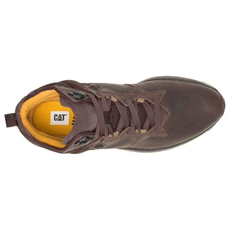 Caterpillar Men's Cityrogue Mid Trainers Shoes -حذاء كاتلربيلر سيتي روجي ميد للرجال لون بني