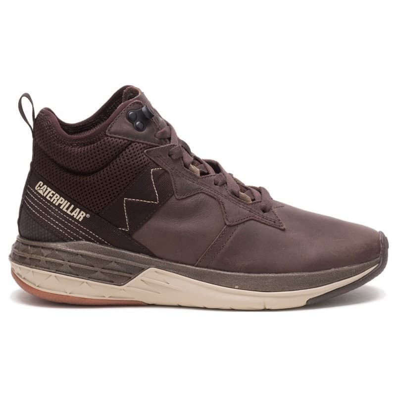Caterpillar Men's Cityrogue Mid Trainers Shoes -حذاء كاتلربيلر سيتي روجي ميد للرجال لون بني