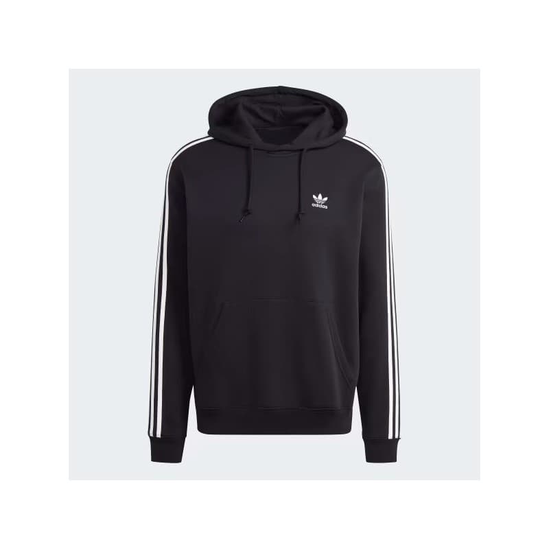 adidas Mens' Adicolor Classics 3-Stripes Hoodie - Black