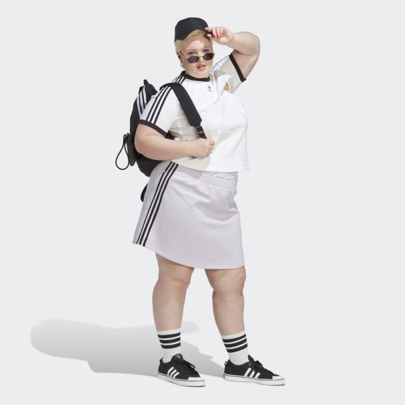 adidas Women's Always Original Tee (Plus Size) - White- تيشيرت أولويز أورجينال للنساء لون أبيض