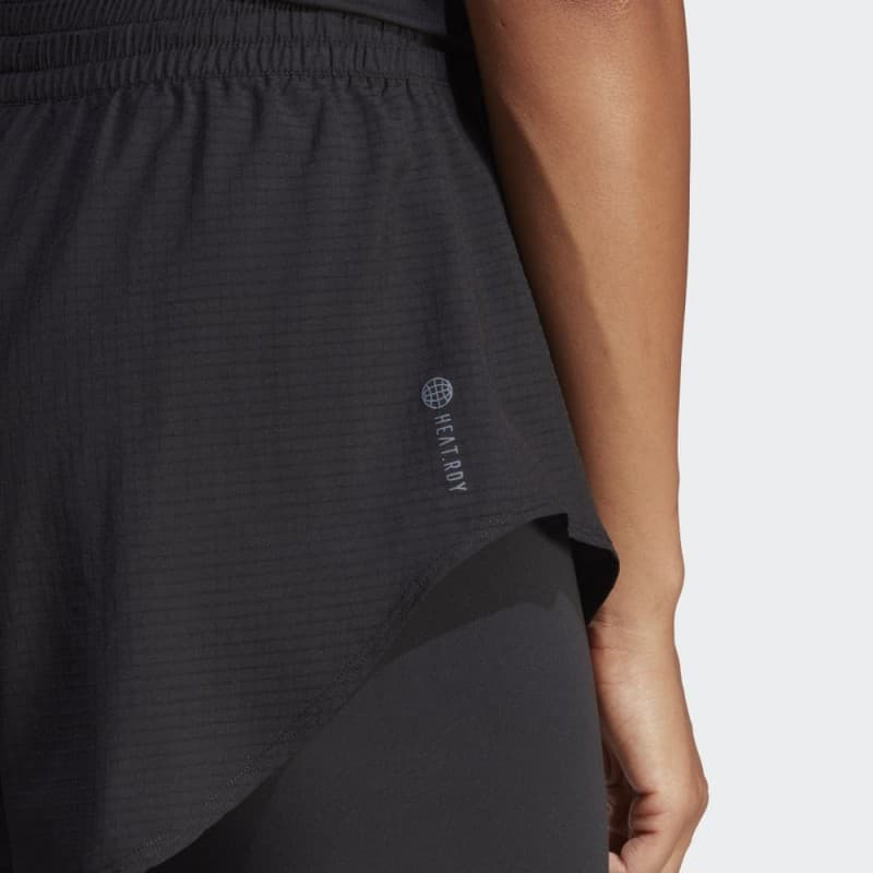adidas HIIT HEAT.RDY Training 2-in-1 Shorts - Black- شورت اديداس هيل هيت ريدي للنساء لون أسود