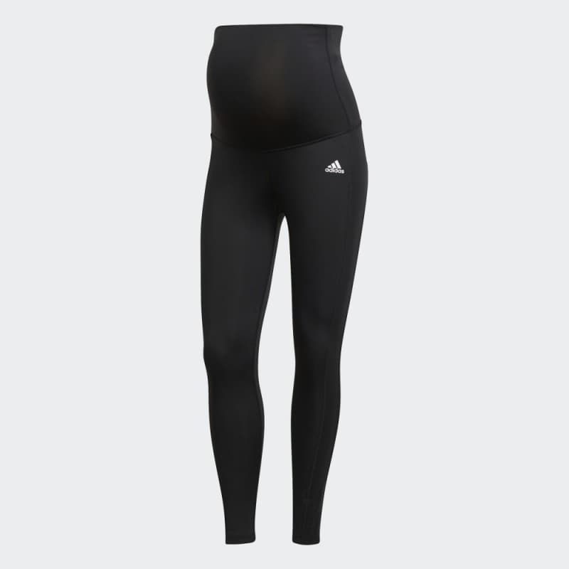adidas Womens' Designed to Move 7/8 Sport Tights (Maternity)-Black - بنطلون اديداس ديزايند تو موف للنساء لون اسود
