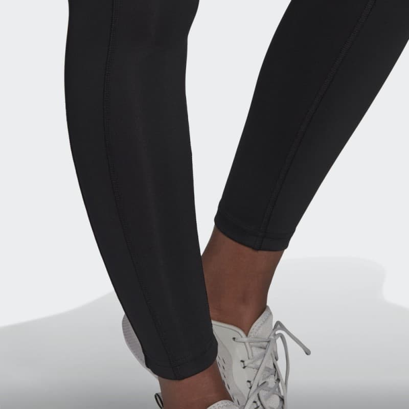 adidas Womens' Designed to Move 7/8 Sport Tights (Maternity)-Black - بنطلون اديداس ديزايند تو موف للنساء لون اسود