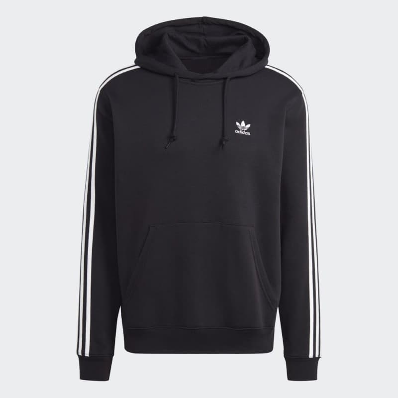 adidas Mens' Adicolor Classics 3-Stripes Hoodie - Black