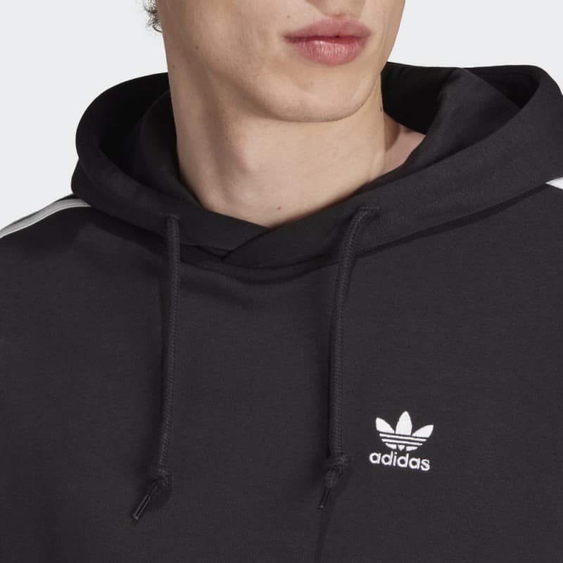 adidas Mens' Adicolor Classics 3-Stripes Hoodie - Black