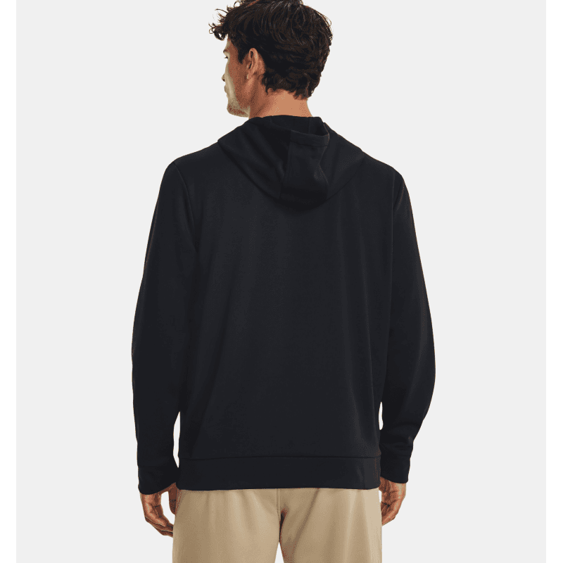 Under Armour Men's Armour Fleece® Big Logo Hoodie هودي اندر ارمور فليس بيج لوجو للرجال لون أسود