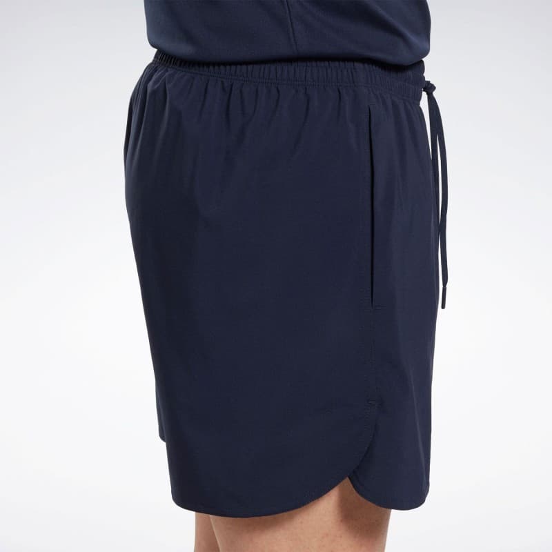 Reebok Men's Training Graphic Woven Shorts- شورت ريبوك جرافيك ويفن للرجال لون كحلي
