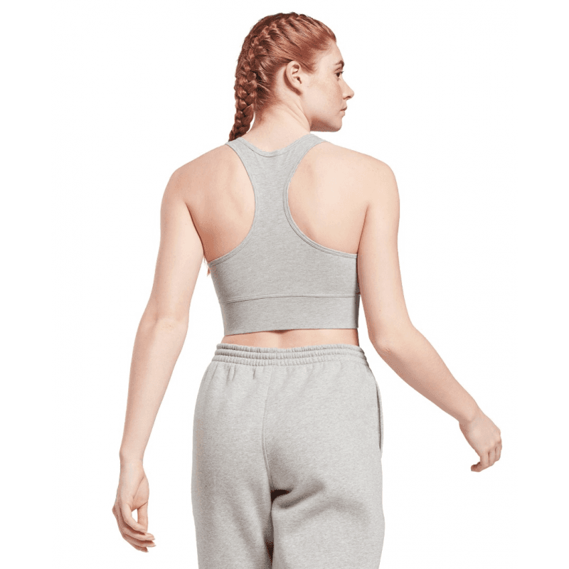 Reebok Women's Identity Sports Bra- صدرية رياضية من ريبوك لون رمادي فاتح