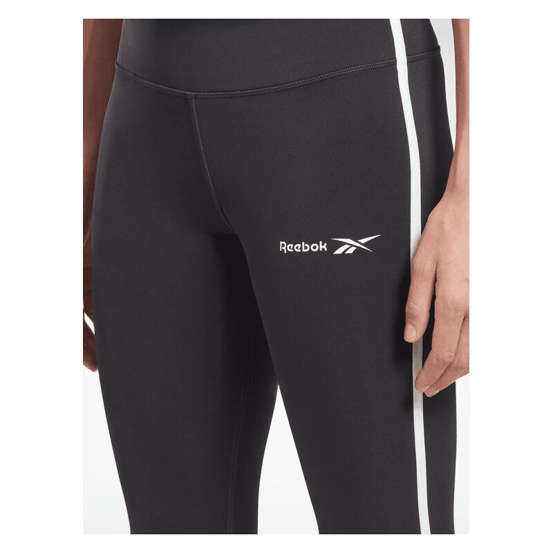 Reebok Women's Identity Energy High-Rise Leggings- بنطلون ضيق ريبوك ادينتتي اينيرجي للنساء لون أسود