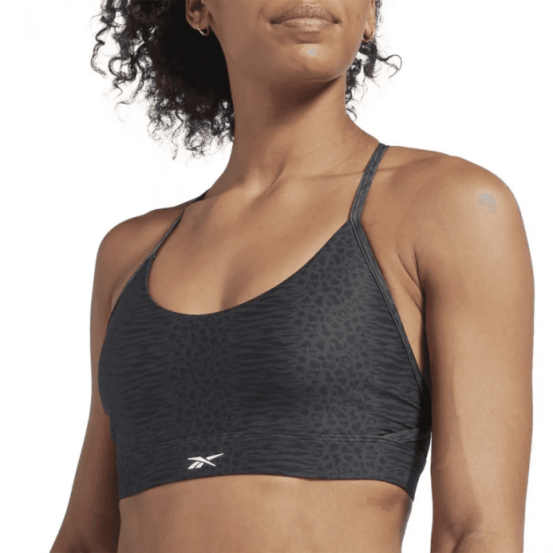 Reebok Sport LUX STRAPPY SPORTS MODERN SAFARI PRINT BRA