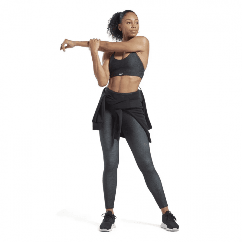 Reebok Sport LUX STRAPPY SPORTS MODERN SAFARI PRINT BRA