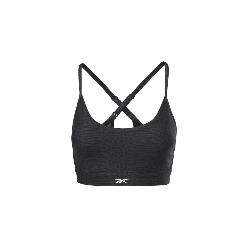 Reebok Sport LUX STRAPPY SPORTS MODERN SAFARI PRINT BRA