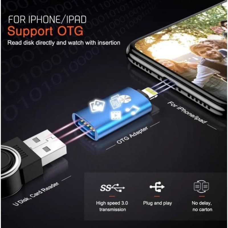  تحويلة ايفون الى فلاش كيبورد OTG iPhone USB
