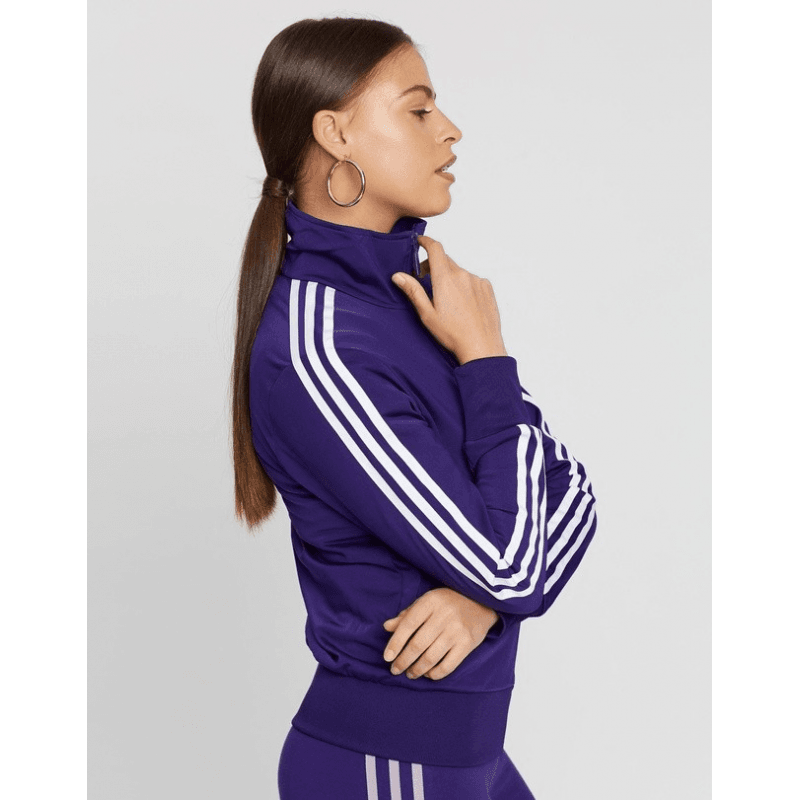 adidas Womens' Originals Firebird Track Jacket Blue- جاكيت اديداس اورجينال فيربرايد للرجال لون بنفسجي
