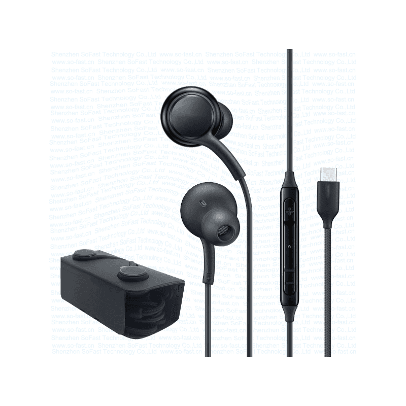 سماعة جلدة TYPE-C محيطية بنظام AKG