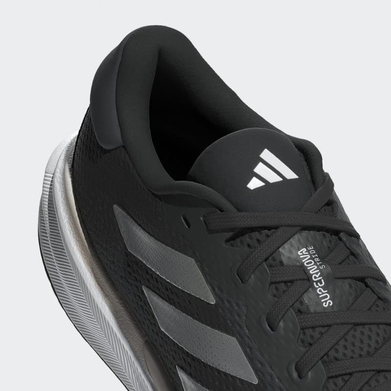 adidas Mens' Supernova Stride Shoes -Black- حذاء اديداس سوبر نوفا سترايد للرجال لون أسود