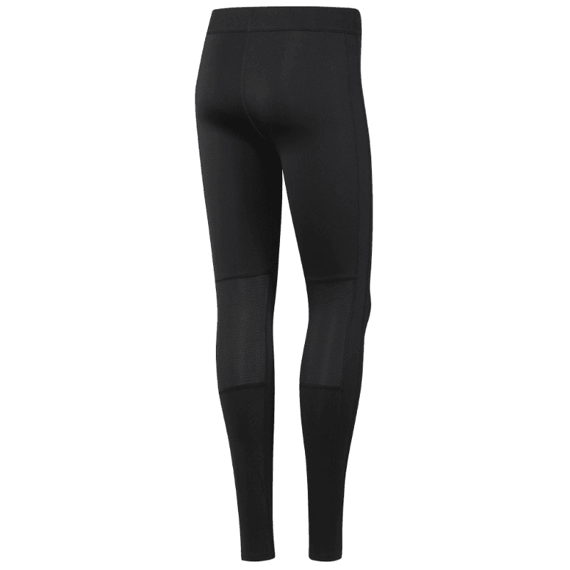 Reebok Womens' Comp Tight Solid- بنطلون ضيق رياضي من ريبوك للنساء لون أسود