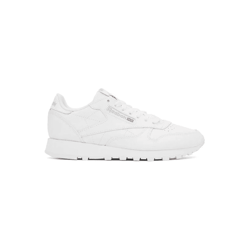 حذاء ريبوك كلاسيك ليذر جلد للجنسين لون أبيض- Reebok Unisex Classic Leathers Shoes