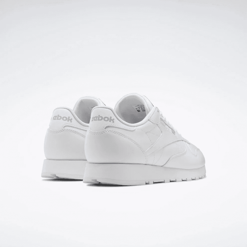 حذاء ريبوك كلاسيك ليذر جلد للجنسين لون أبيض- Reebok Unisex Classic Leathers Shoes