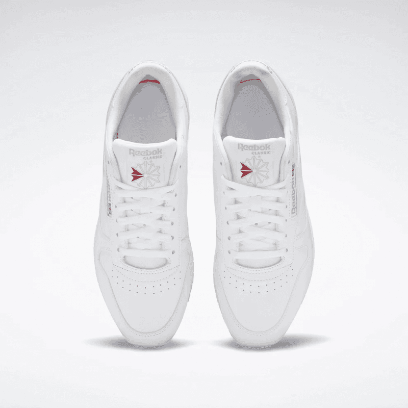 حذاء ريبوك كلاسيك ليذر جلد للجنسين لون أبيض- Reebok Unisex Classic Leathers Shoes