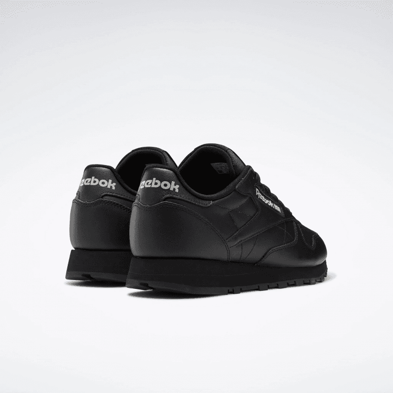 Reebok Womens' Classic Leather Shoes - حذاء ريبوك كلاسيك جلد للنساء لون أسود 
