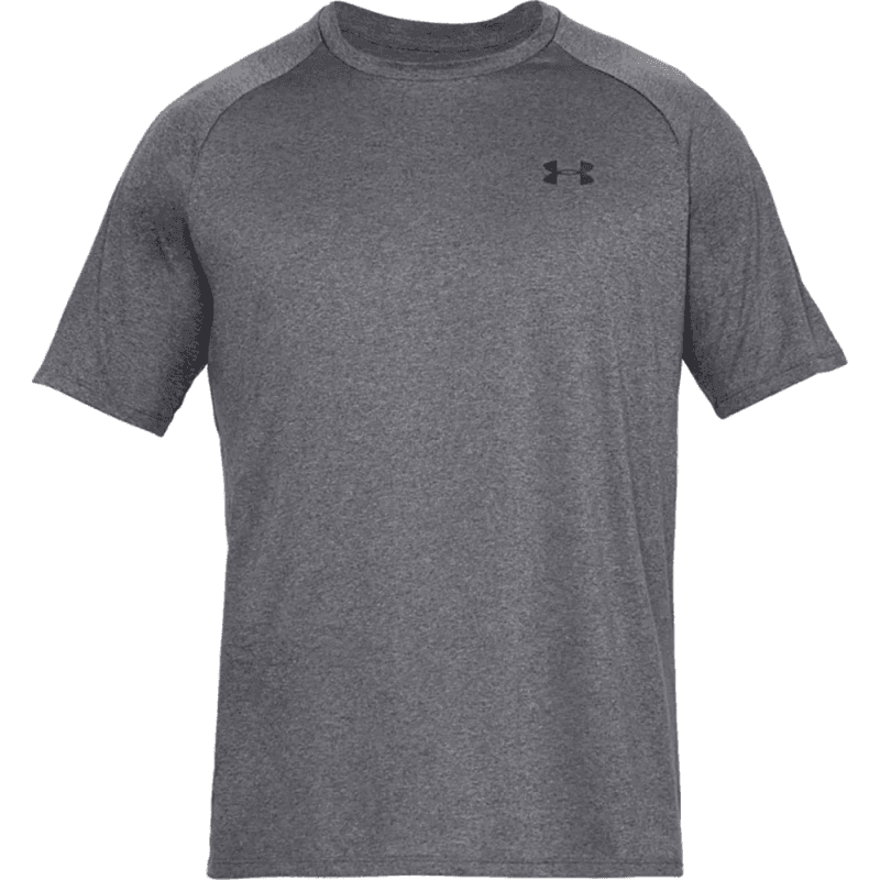  Under Armour Men's UA Tech 2.0 Short Sleeve T-Shirt- تيشيرت اندر ارمور تيك 2.0 للرجال لون رمادي