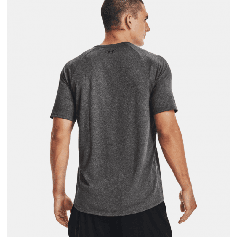  Under Armour Men's UA Tech 2.0 Short Sleeve T-Shirt- تيشيرت اندر ارمور تيك 2.0 للرجال لون رمادي