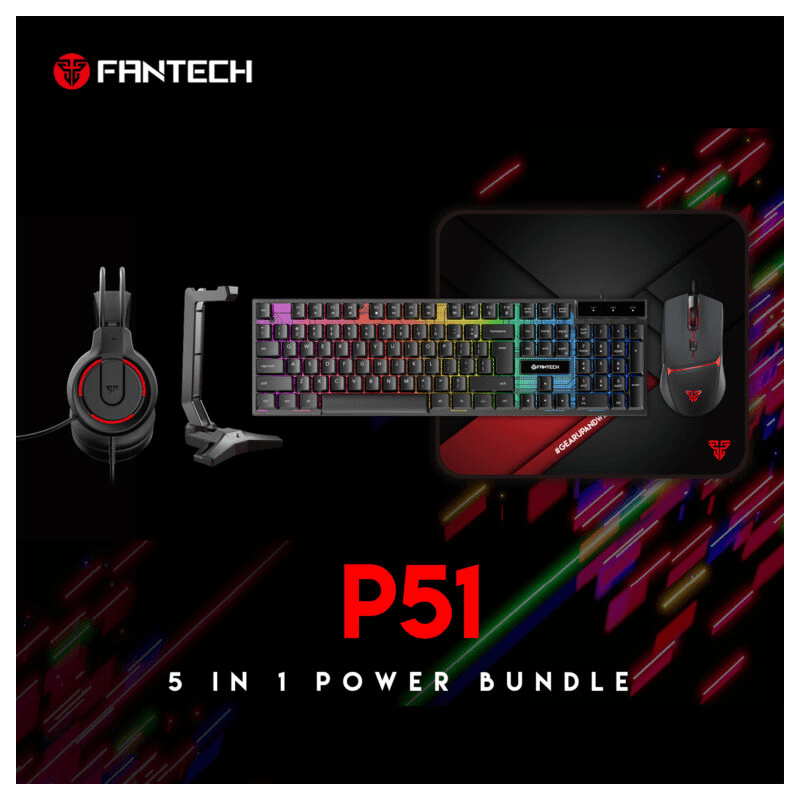 FANTECH 5 IN 1 GAMING POWER BUNDEL P51
