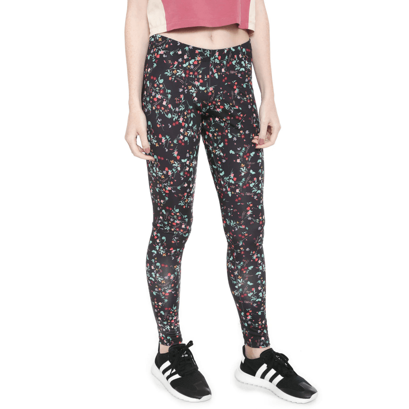 adidas Womens' Originals Floral Tights  Leggings- بنطلون اديداس ضيق رياضي للنساء لون متعدد